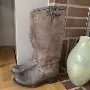 FREELANCE Geronimo Biker Boots - Grey Size 38.5